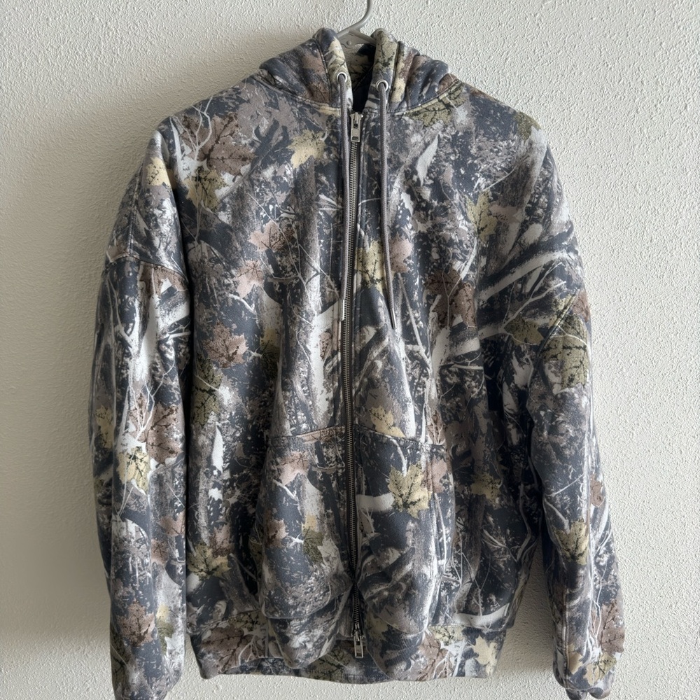 Abercrombie camo zip hoodie